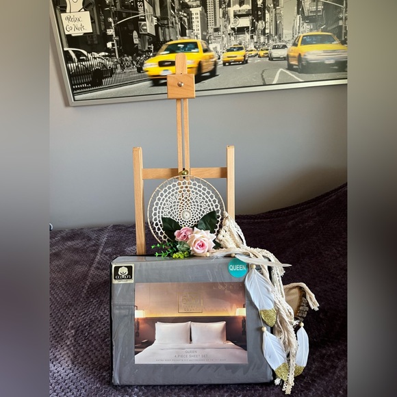 100% Cotton Luxe Queen Sheet Set 500 TC - Picture 4 of 6